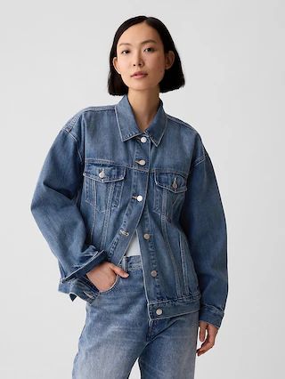 Oversized Icon Denim Jacket | Gap (US)