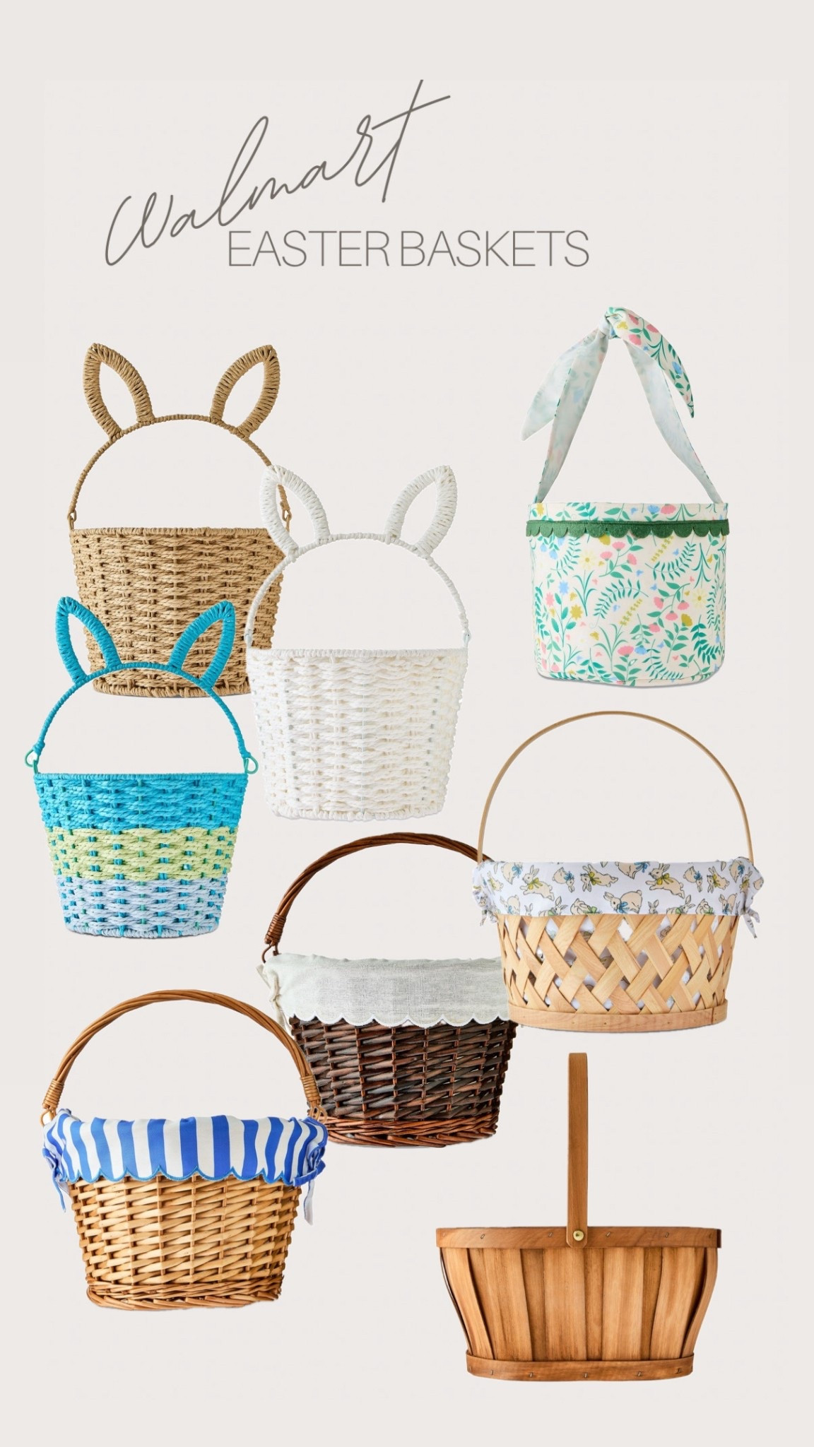 Walmart Easter baskets 


#LTKSeasonal #LTKKids