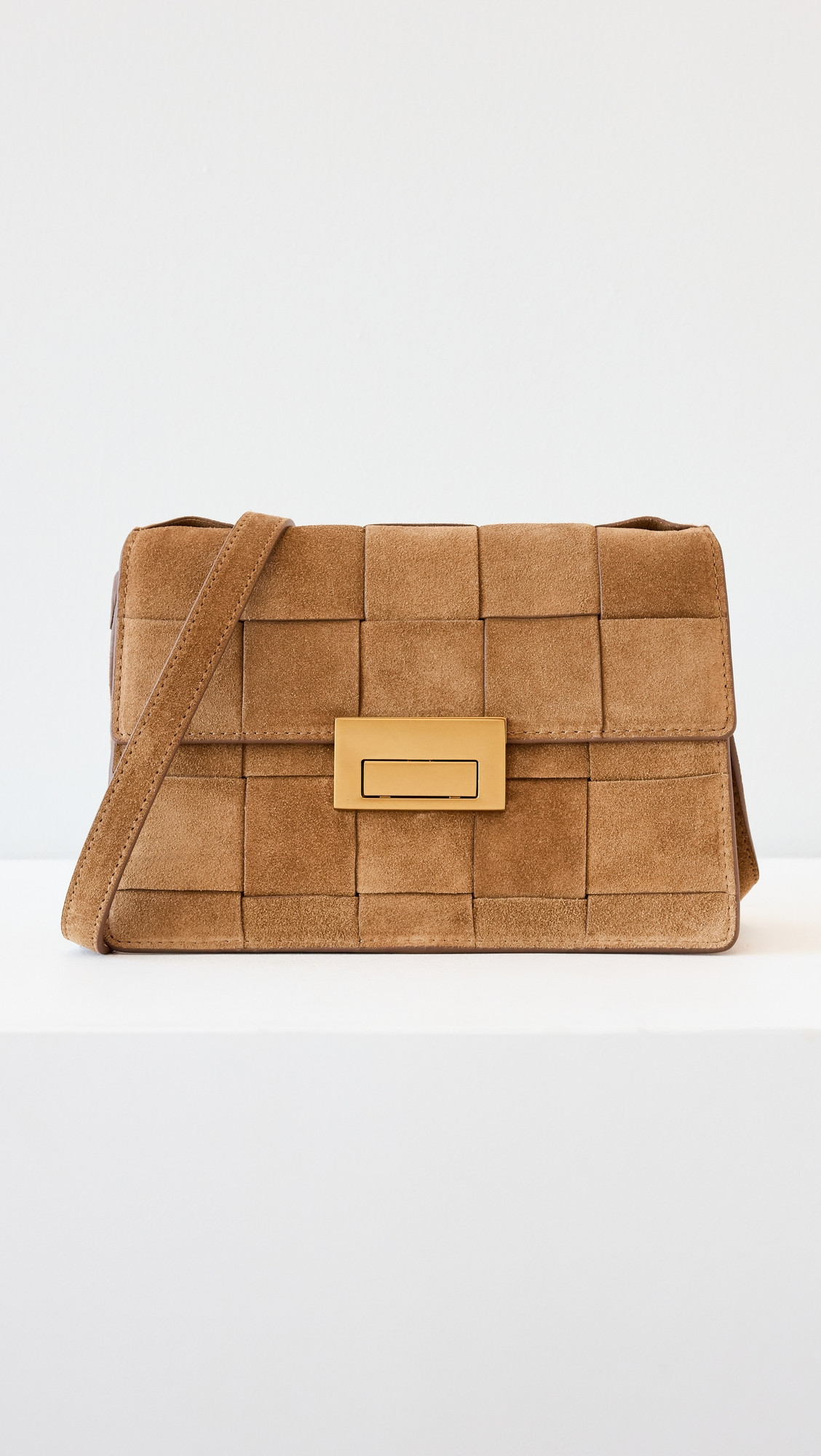 Loeffler Randall Delphine Leather Clutch Toffee One Size | Shopbop