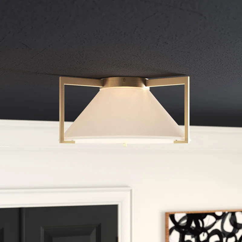 Haiden Fabric Flush Mount | Wayfair North America