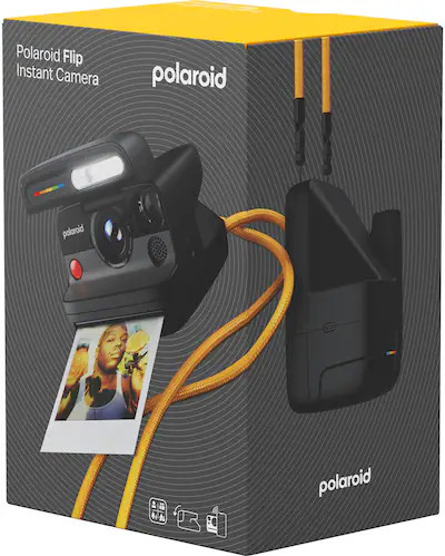 Polaroid - Flip Instant Camera - Black | Best Buy U.S.