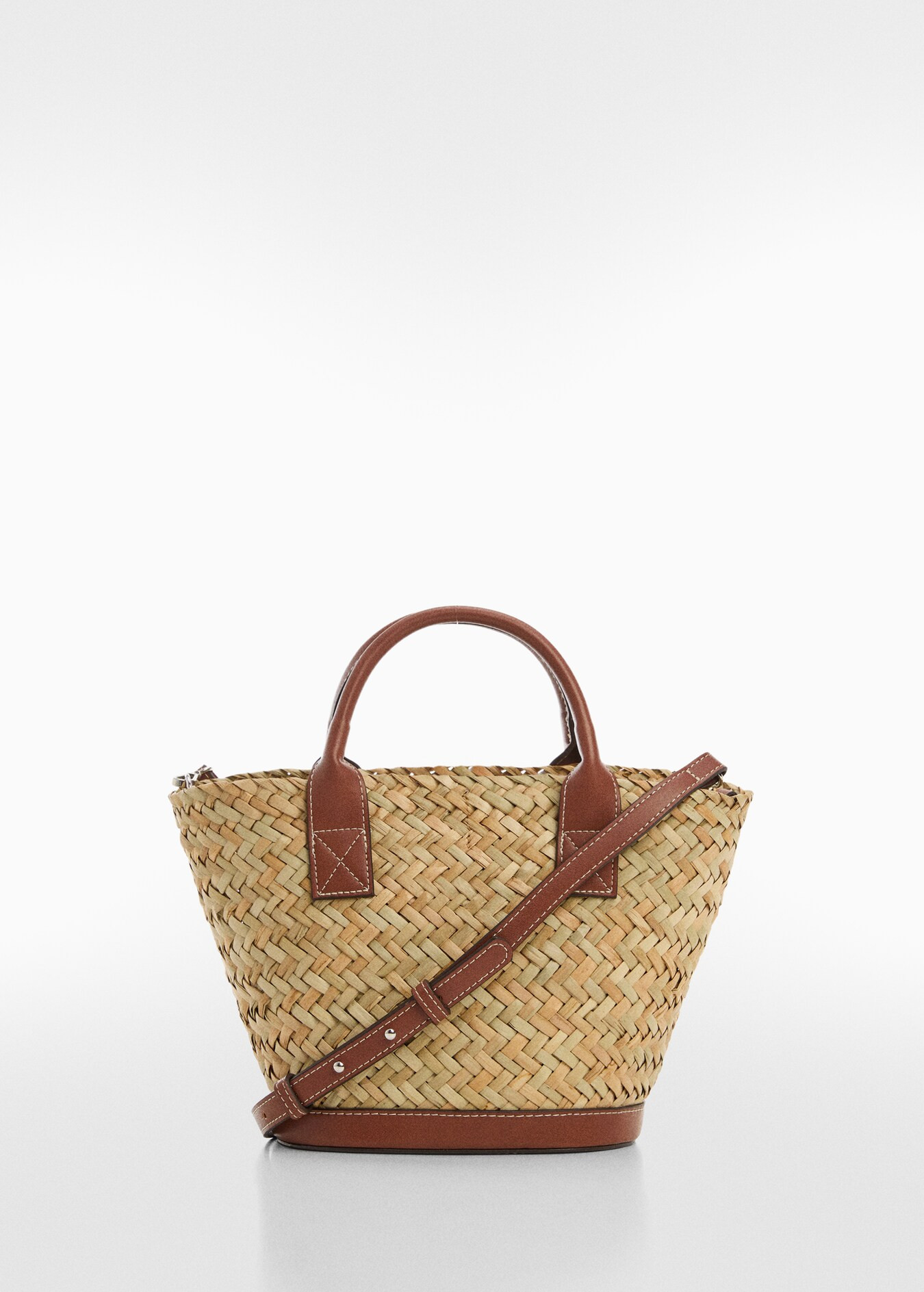 Sac cabas fibre naturelle | MANGO (FR)
