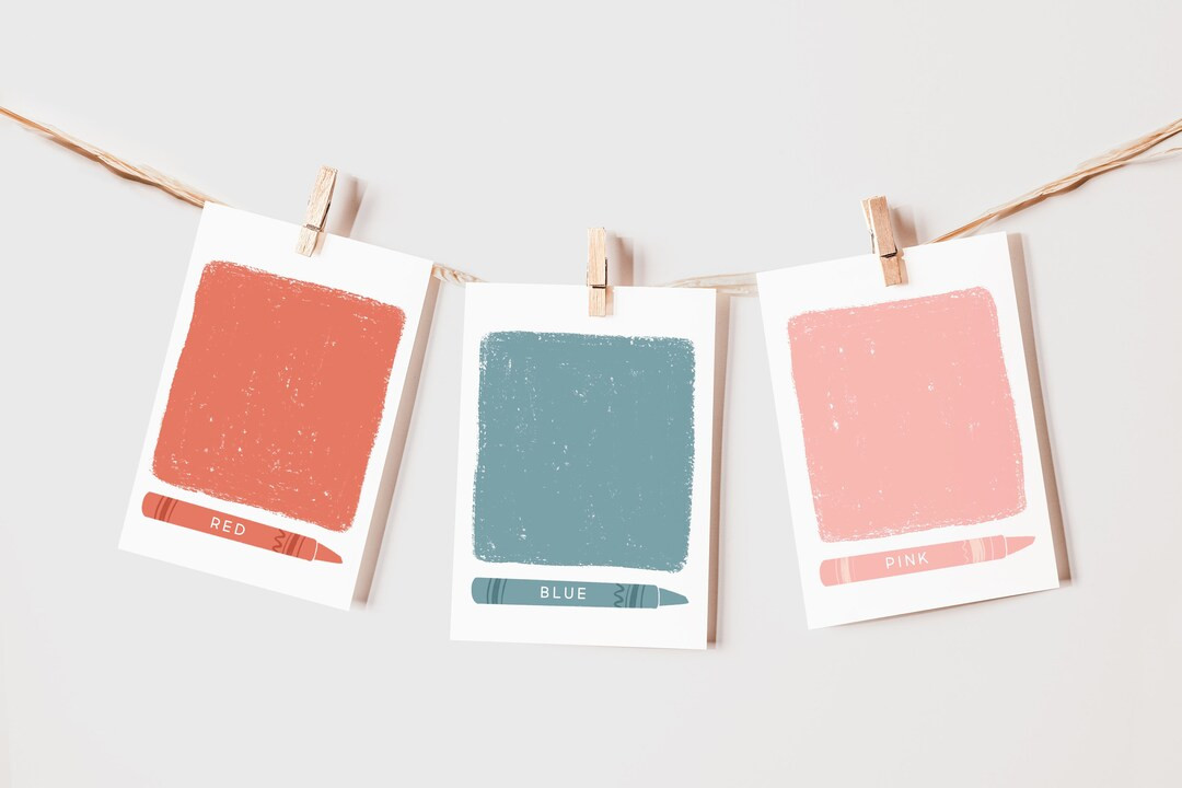 Colors Flash Cards  Calming Corner Montessori Education - Etsy | Etsy (US)