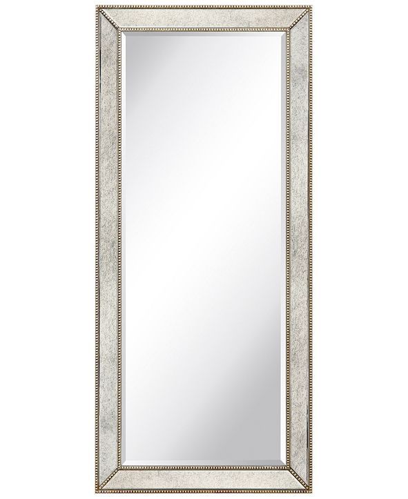 Solid Wood Frame Covered with Beveled Antique Mirror Panels - 24" x 54" | Macys (US)