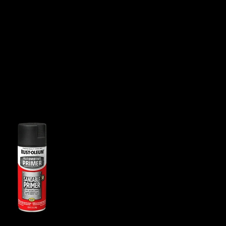 Black, Rust-Oleum Automotive Sandable Primer Spray-249418, 12 oz | Walmart (US)