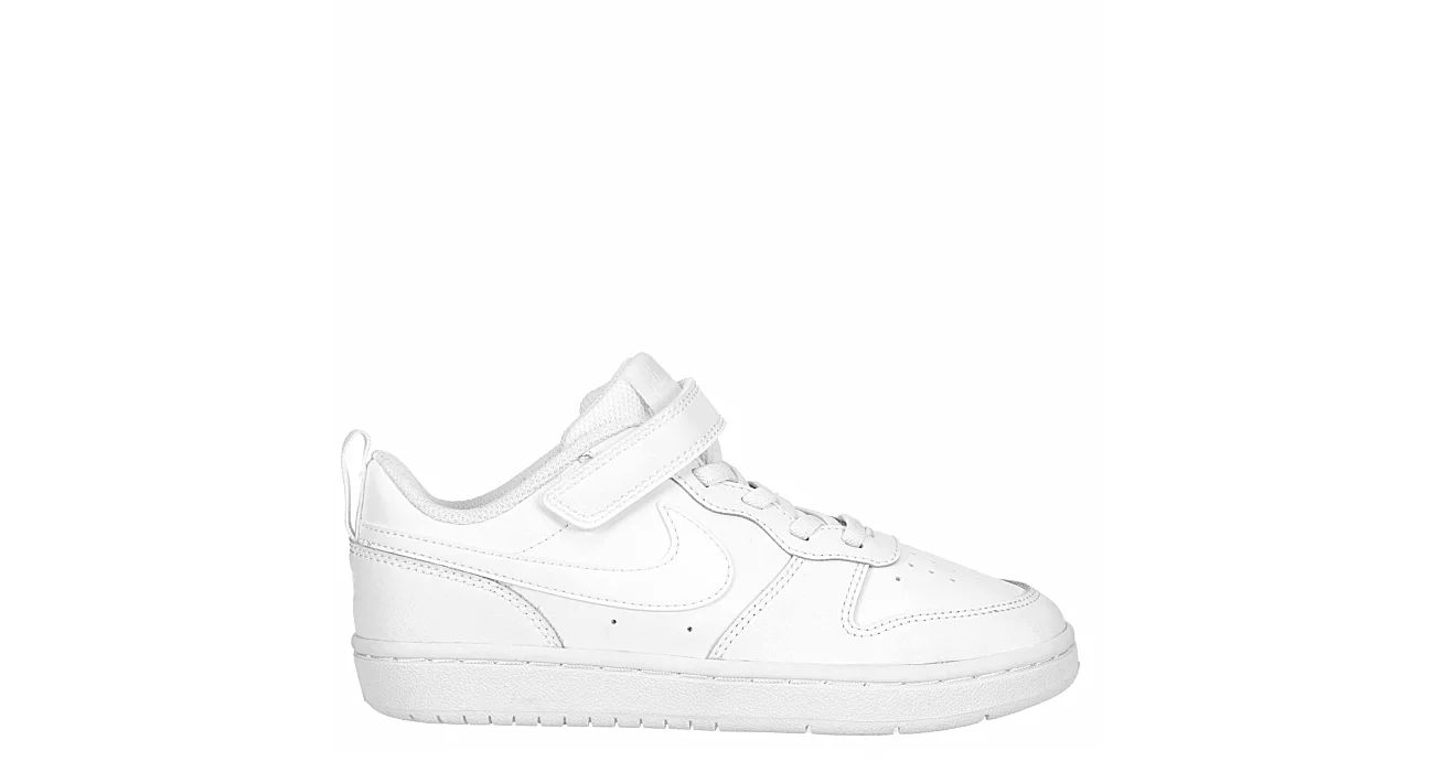 Nike Boys Court Borough 2 Low Top Sneaker - White | Rack Room Shoes