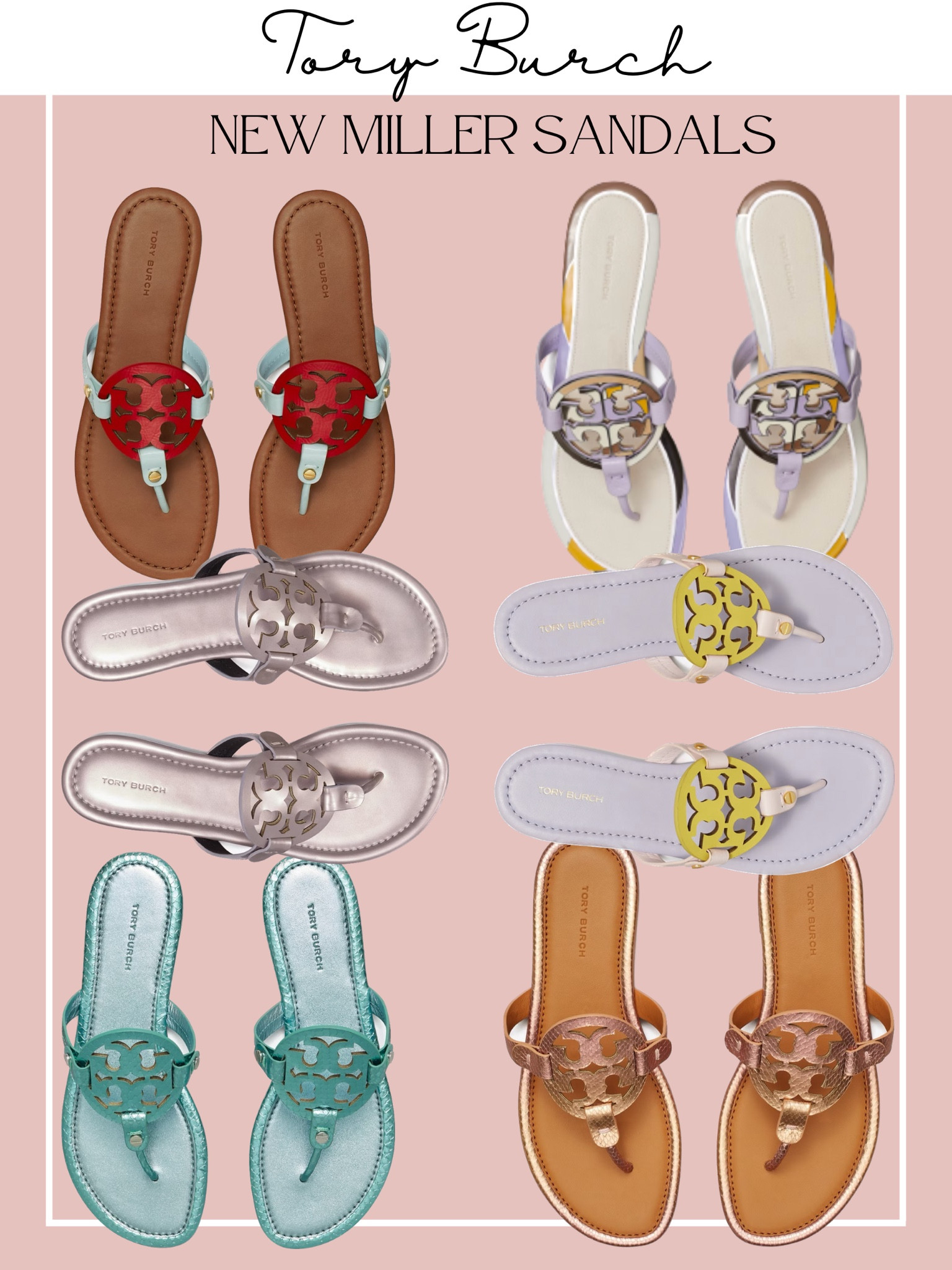 MILLER METALLIC SANDAL curated on LTK