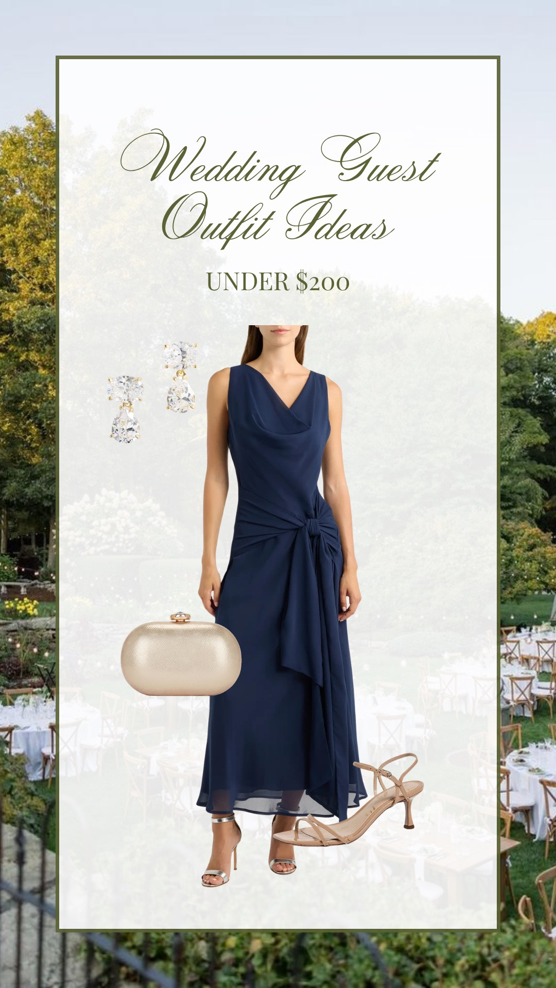 Wedding guest look under $200!

Wedding guest outfit idea // wedding guest dress