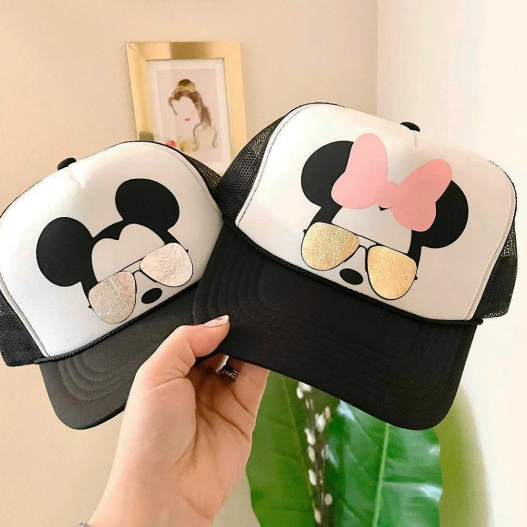 Mickey/minnie Trucker Hat / Adult / Youth / Kid / Baby Mickey - Etsy | Etsy (US)