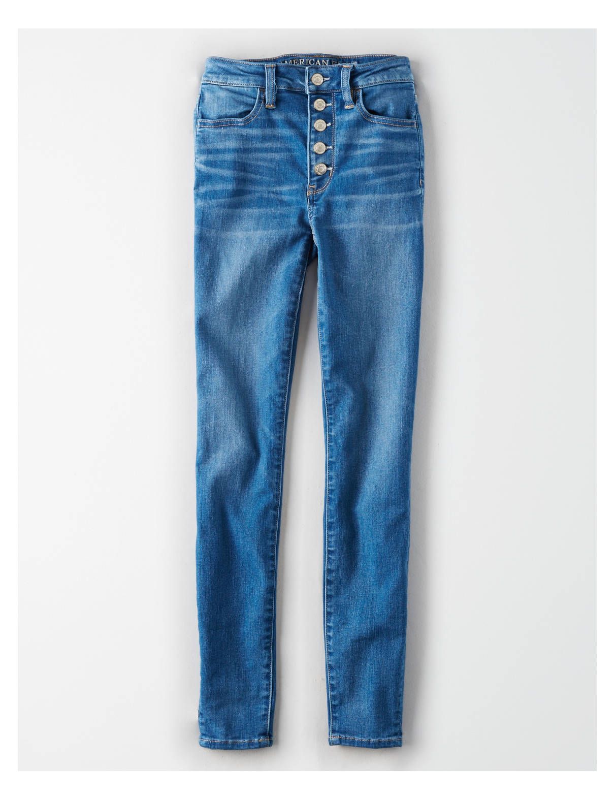 AE Ne(X)t Level Super High-Waisted Jegging, Fresh Bright | American Eagle Outfitters (US & CA)