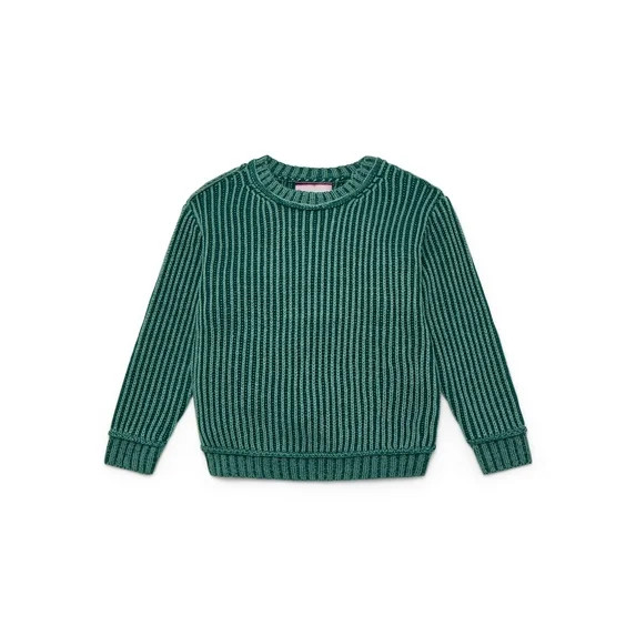 Weekend Academy Boys Crewneck Knit Sweater, Sizes 4-18 | Walmart (US)