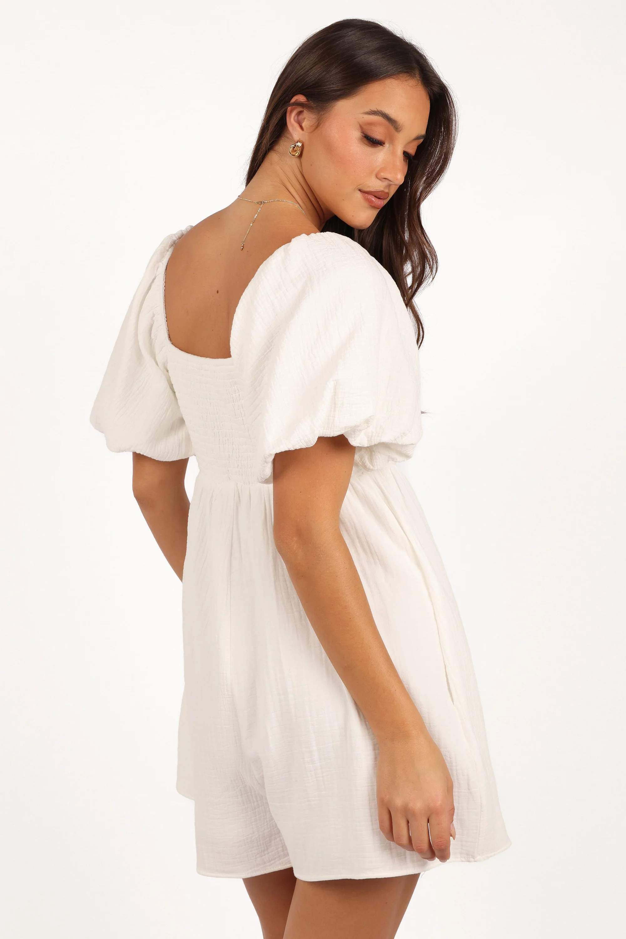 Elise Romper - White | Petal & Pup (US)