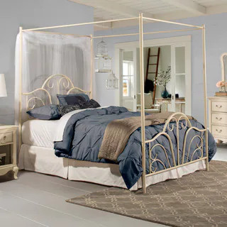 Hillsdale Furniture Dover Bed Set With Rails, Cream - Overstock - 13778978 | Bed Bath & Beyond