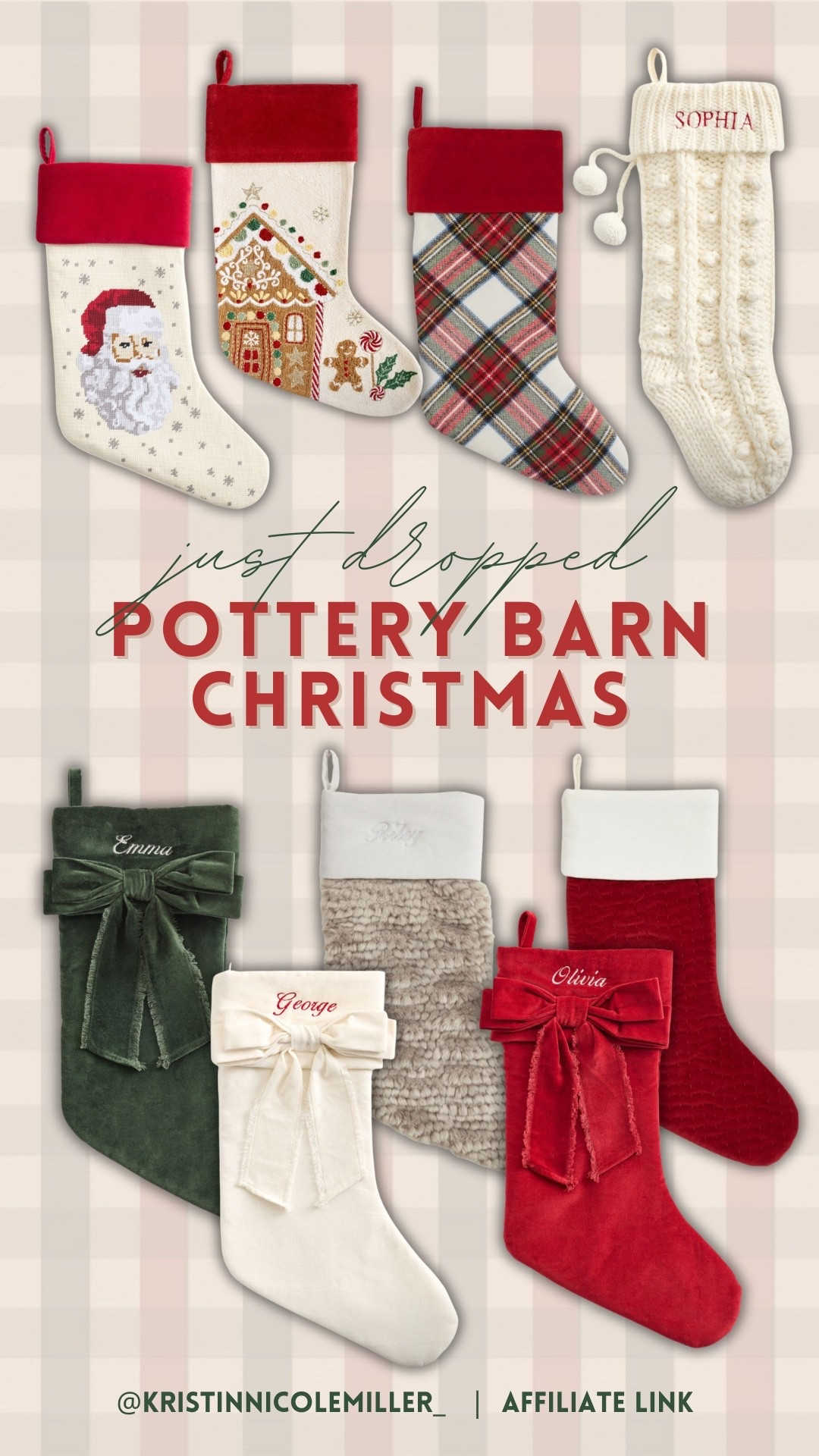 Just dropped the cutest Christmas stockings from Pottery Barn, adding touches of holiday magic to every room!🎄✨ 

#LTKHome #LTKHoliday #LTKSeasonal