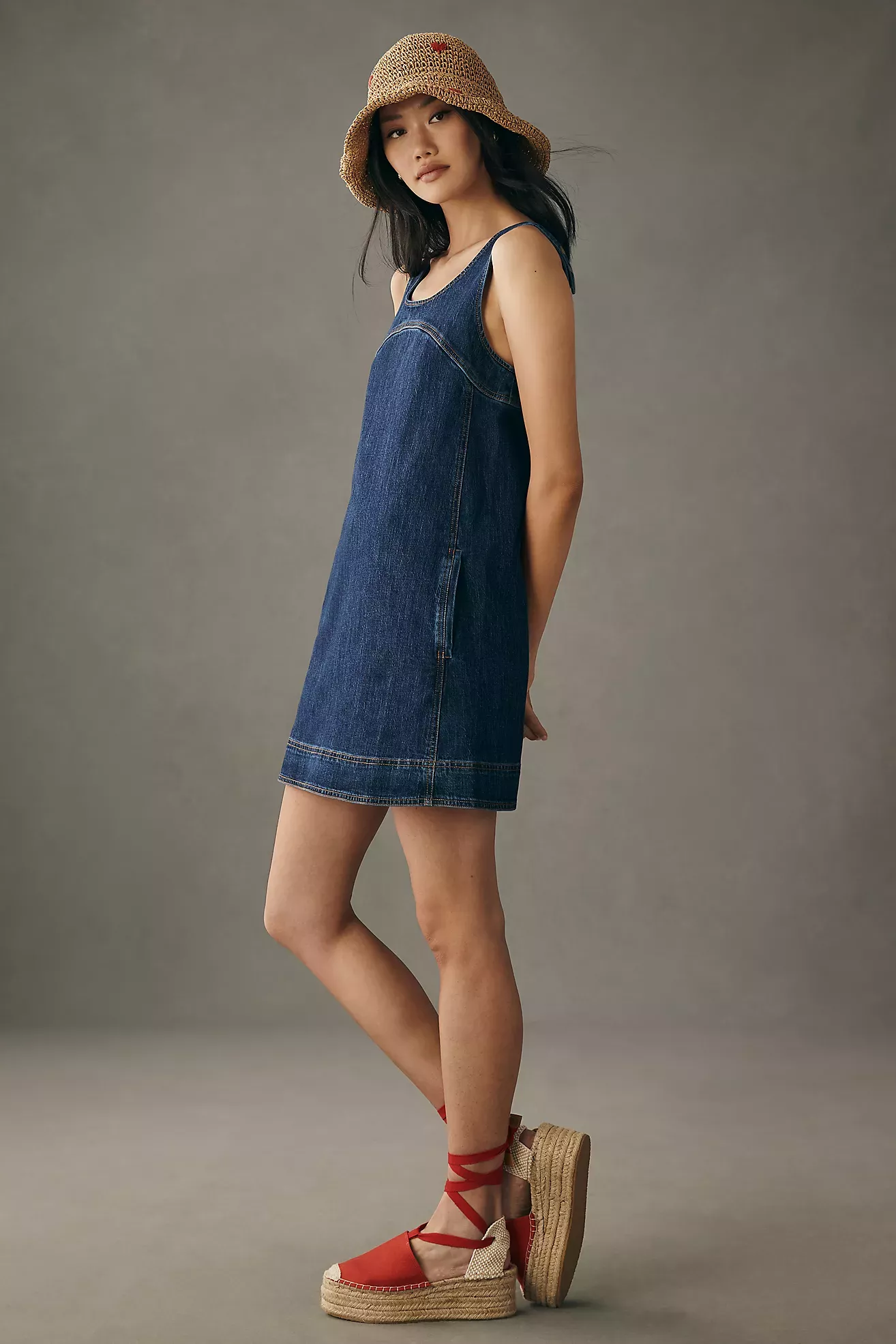Pilcro Denim Shift Dress curated on LTK