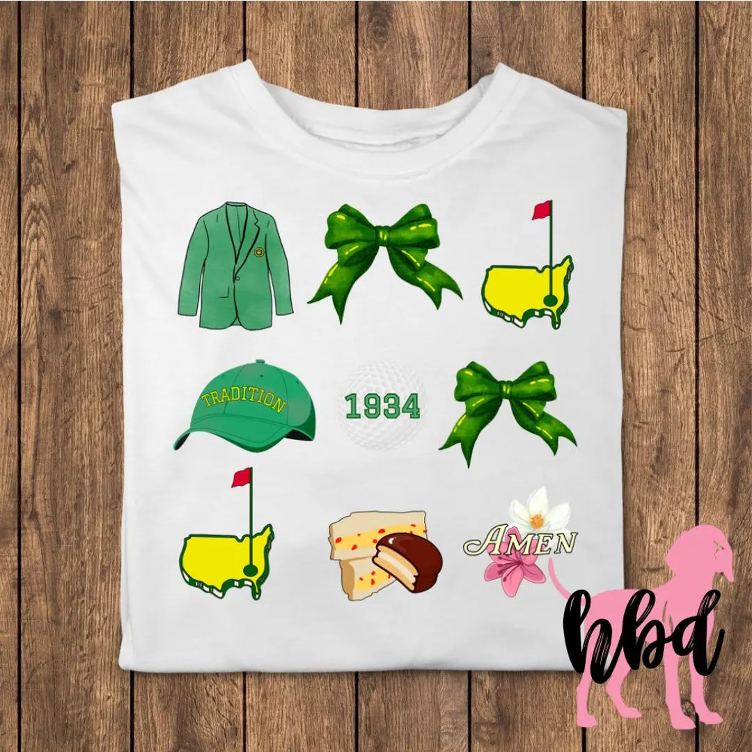 Masters Augusta Golf Coquette Apparel PNG File - Etsy | Etsy (US)