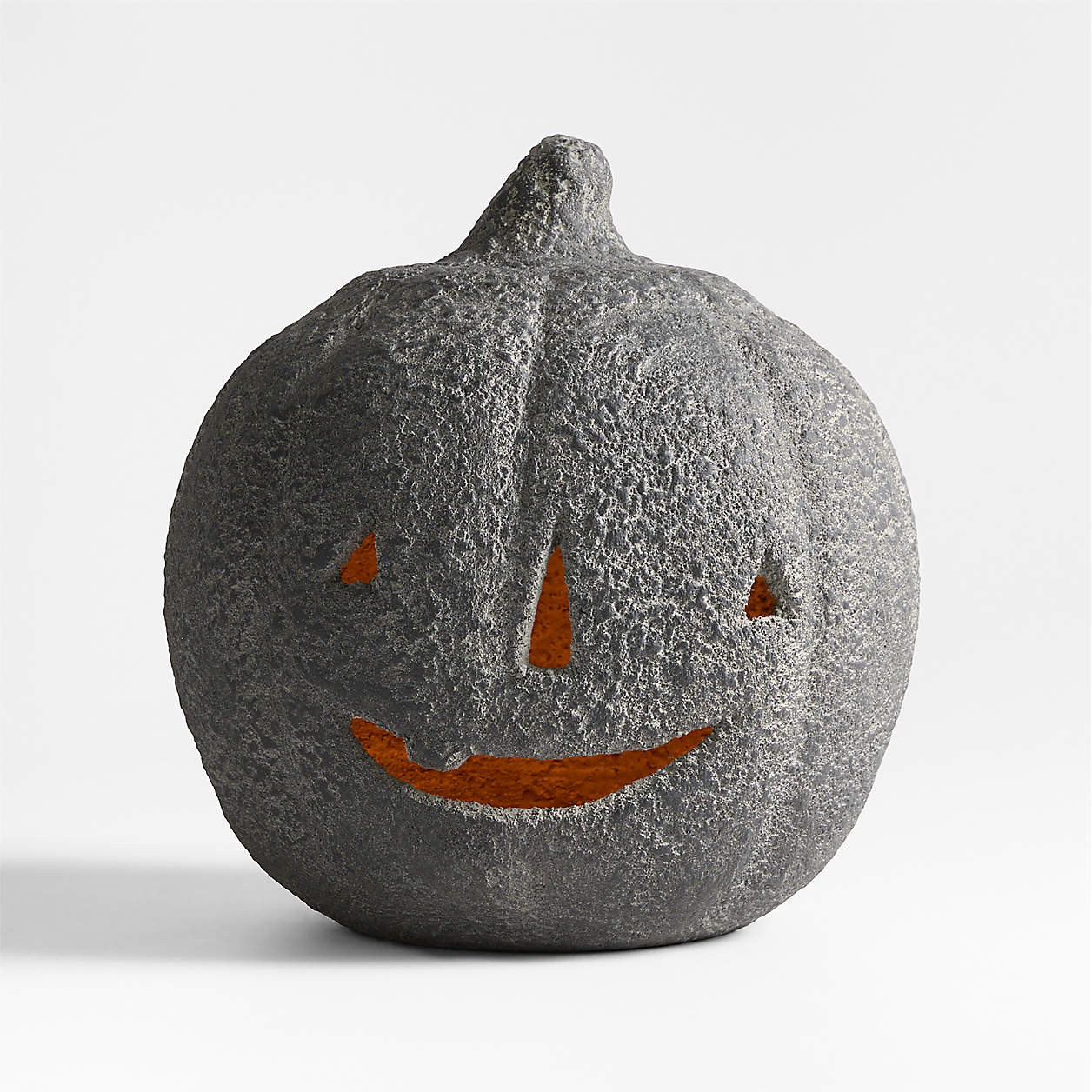 Jack-O-Lantern Medium Ficonstone Lantern 12" + Reviews | Crate & Barrel | Crate & Barrel