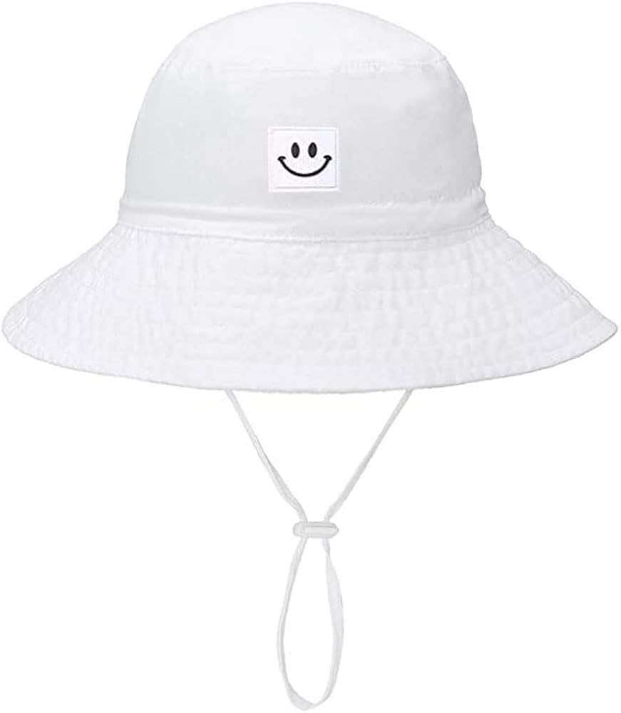 Baby Sun Hats Toddler UPF 50+ Sun Protection Hat Infant Wide Brim Bucket hat for Kids Girls Boy 0-4  | Amazon (US)