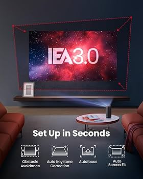 NEBULA Capsule 3 GTV Outdoor Projector, Netflix Officially Licensed, 1080P Smart Mini Projector w... | Amazon (US)