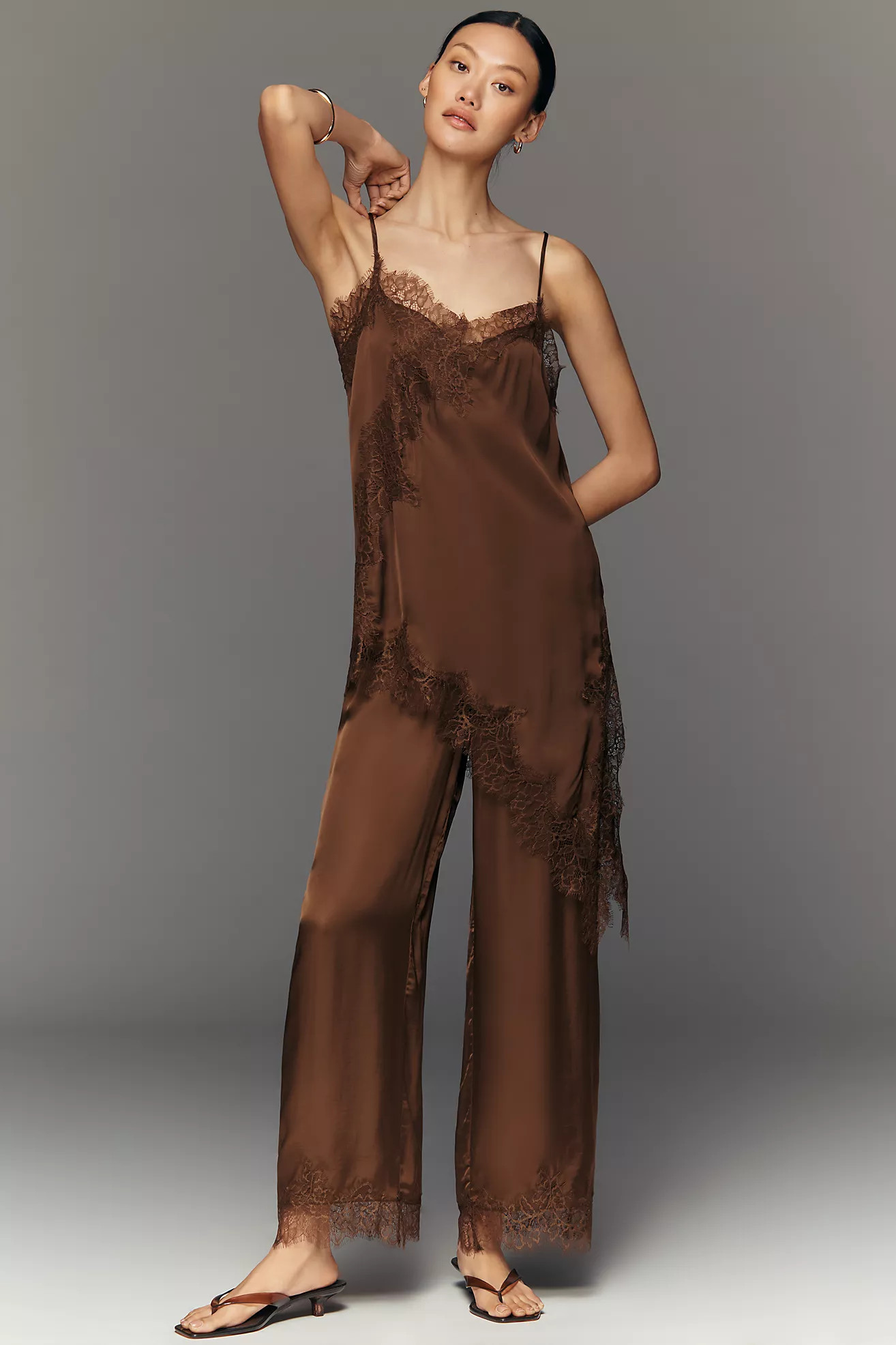 LyreBird Heirloom Lace Asymmetrical Camisole | Anthropologie (US)