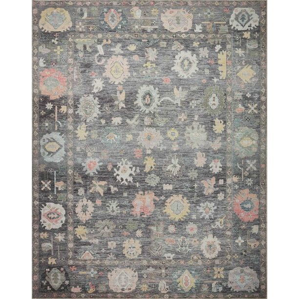 Loloi II Elysium Charcoal / Multi 5'-0" X 7'-6" Area Rug | Walmart (US)