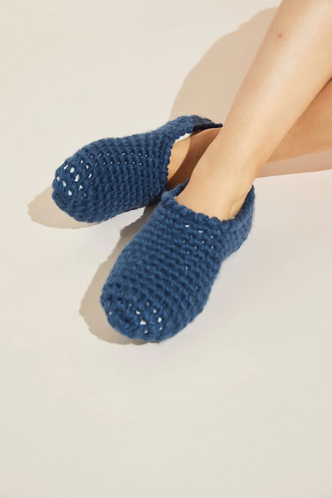 Plush Ankle Slipper Sock - Indigo Blue - Eberjey | Eberjey