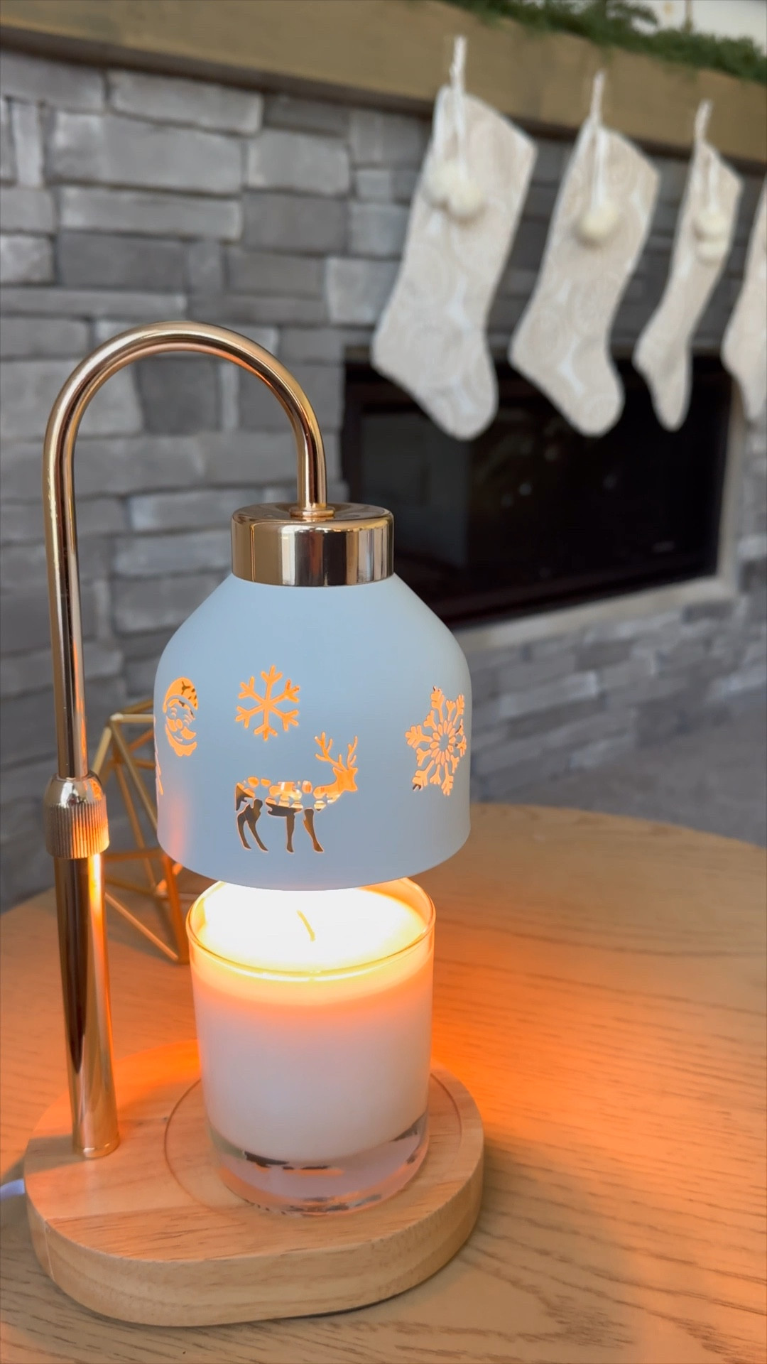 Christmas candle warmer from Amazon. Comes in a few colors. Holiday decor from Amazon  

#LTKVideo #LTKFindsUnder50 #LTKHoliday