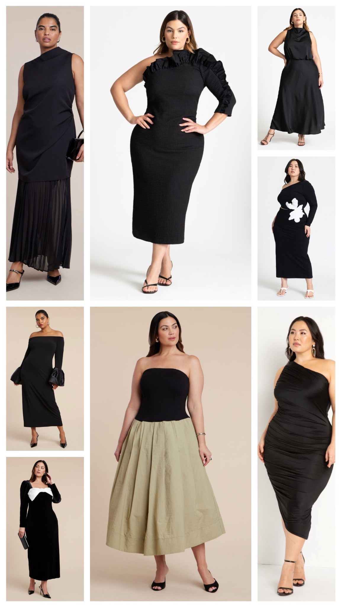 Black dresses for the curvy wedding guest, starting at $59.

Special occasion dresses, cocktail dresses, semi formal wedding guest dresses, party dresses, event dresses, plus size fashion, plus size wedding guest dress. 

#LTKWedding #LTKPlusSize #LTKSeasonal
