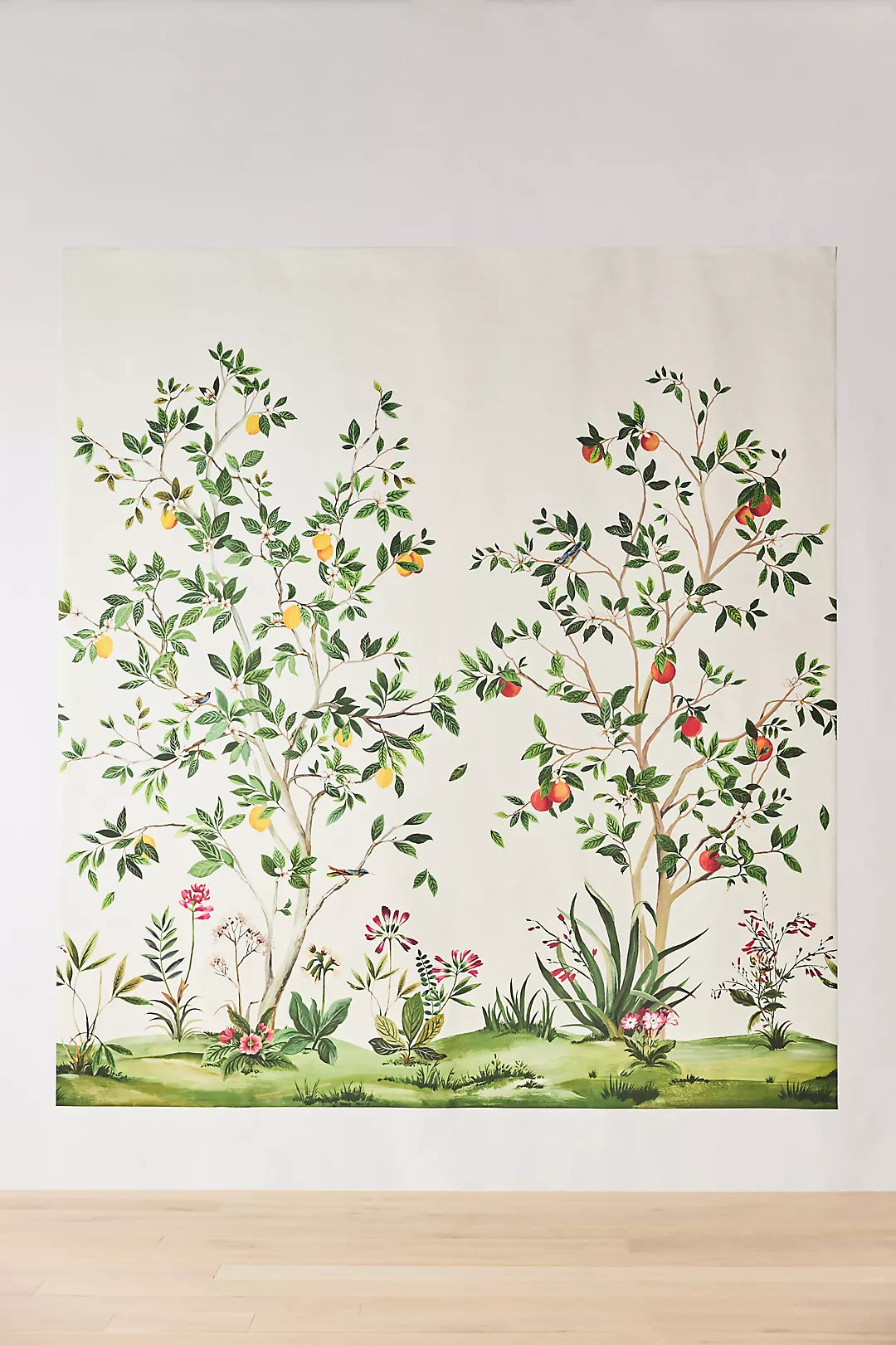 Citrus Grove Chinoiserie Wall Mural | Anthropologie (US)