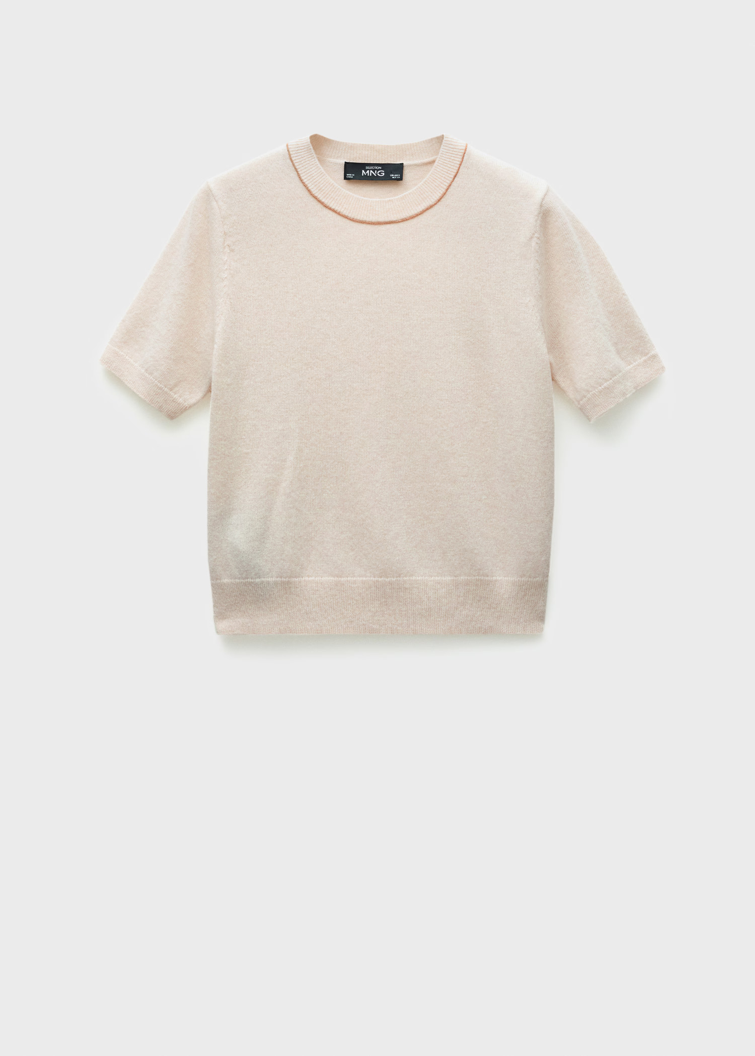 100% wool jumper short sleeve | MANGO (UK)