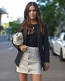 The Drop Women's Black Single Breasted Blazer by @paolaalberdi, S | Amazon (US)