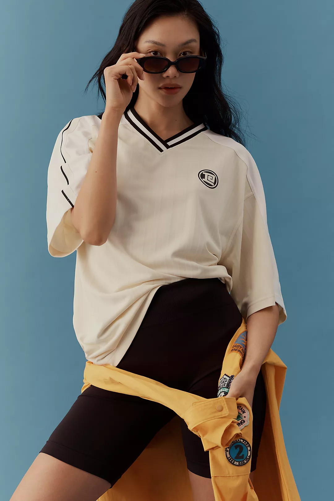 PE Nation Detour Oversized Soccer Jersey Tee | Anthropologie (US)