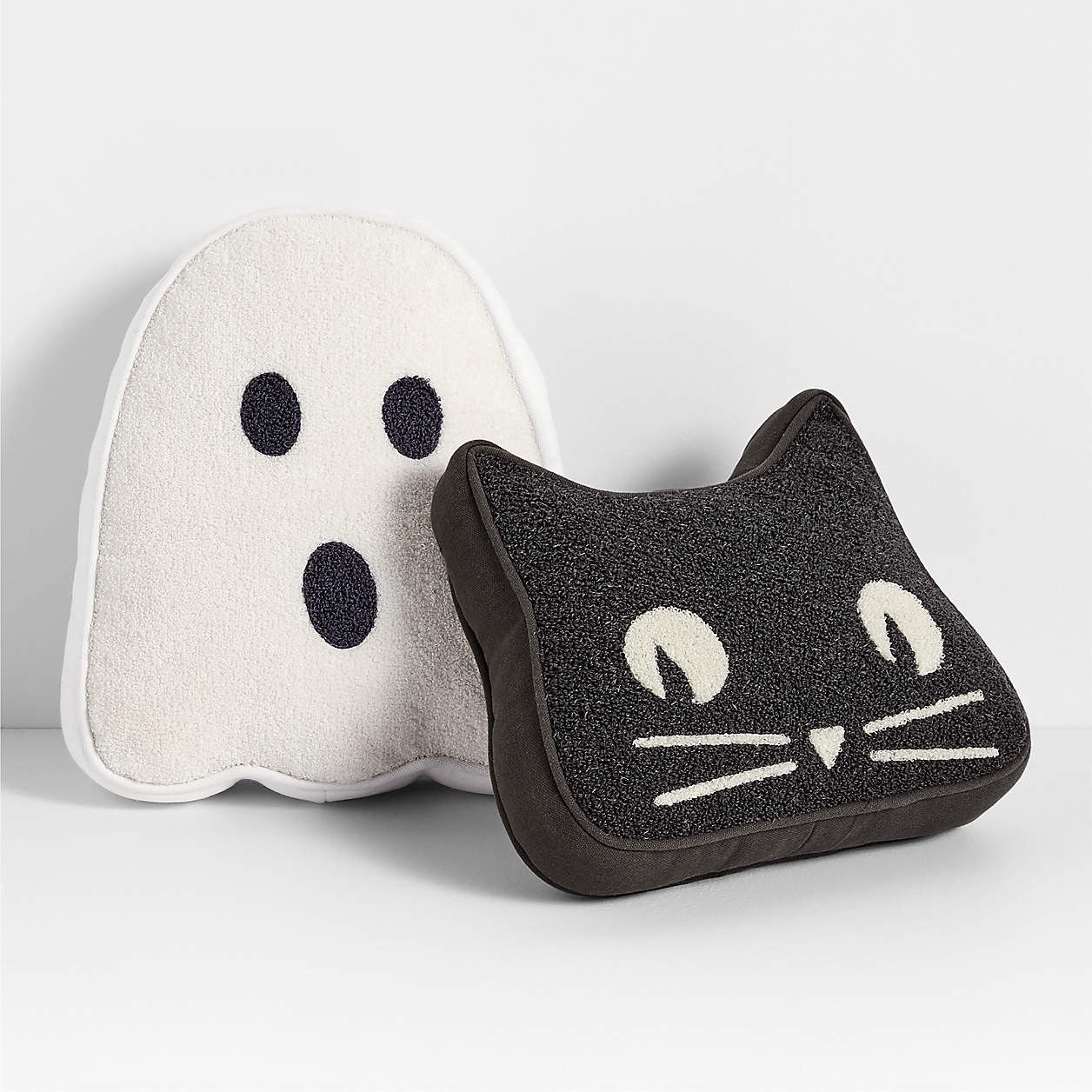 Halloween Ghost Shaped Kids Throw Pillow + Reviews | Crate & Kids | Crate & Barrel