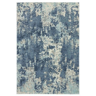 Luxe Weavers Modern Abstract Blue 8x10 Indoor Area Rug | Target