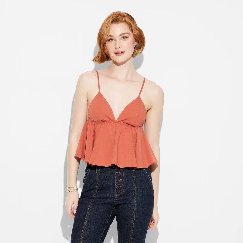 Oh my!! Only $8 from @target and so dang cute!! Perfect for all the Spring and Summer Longhorn events!!🤘🧡🤘 Hook ‘Em!! #texaslonghorns #texasgameday #burntorange #ut #gamedayfashion 
#longhornfinds #utlonghorns #utorange #texasfight #utaustin #longhorn #bevo #texasexes #burntorangetank