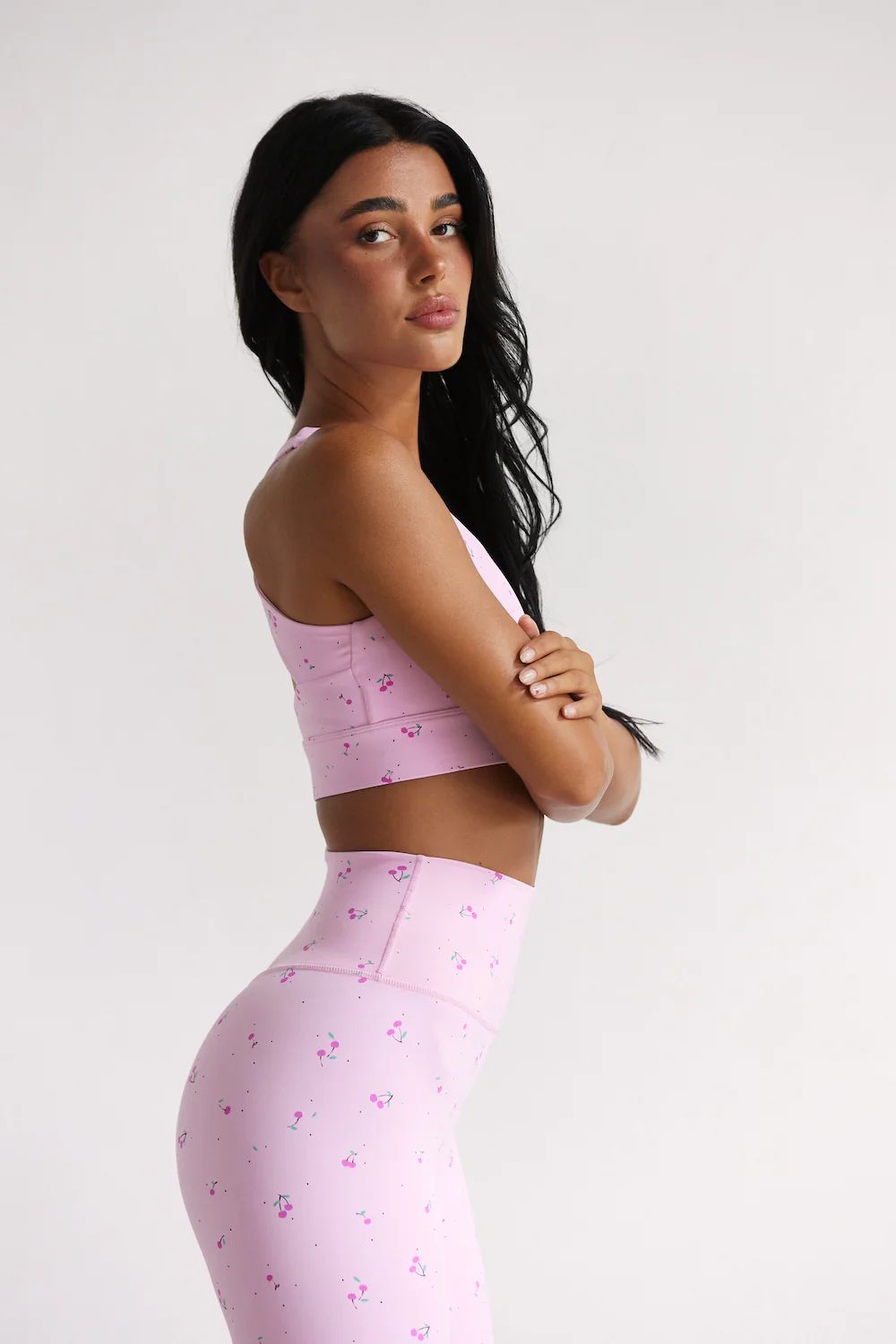 Astoria LUXE BLOSSOM Sports Crop - Cherry | astoria activewear