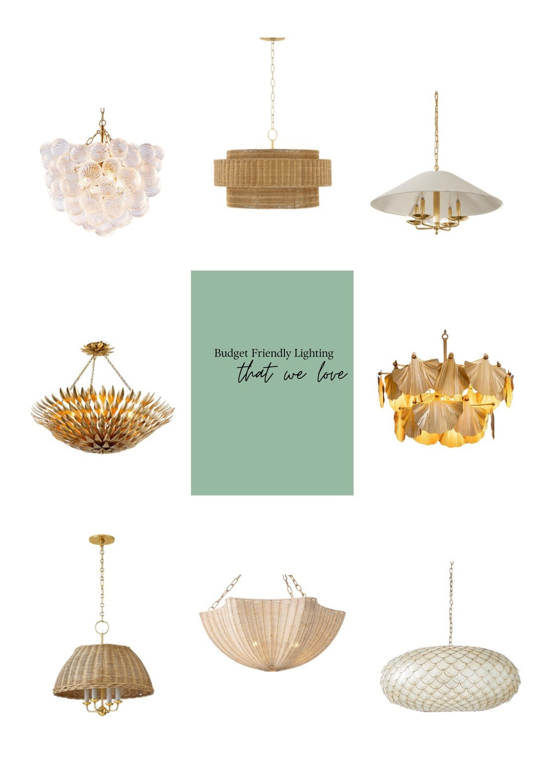 Budget-friendly lighting that looks anything but budget ✨

If you’ve been searching for the perfect statement light without the designer price tag, this roundup is for you. Every single one of these fixtures is under $1,000—and several are under $200 (!!).

Think: woven textures, soft scallops, warm brass, and elevated shapes that instantly make a room feel custom. These are the kinds of pieces that can totally transform a space—no renovation required.

Whether you’re updating a dining room, bedroom, entry, or even a cozy nook, a great light fixture is the easiest way to add personality and polish.

✨ Save this for later
✨ Tap to shop all sources
✨ Affordable + high-end look = our favorite combo

#ltkhome #ltkunder1000 #budgetfriendlydecor #lightingdesign #homedecorfinds #affordablehome #coastaldecor #modernhome #interiordesignideas #homeinspo