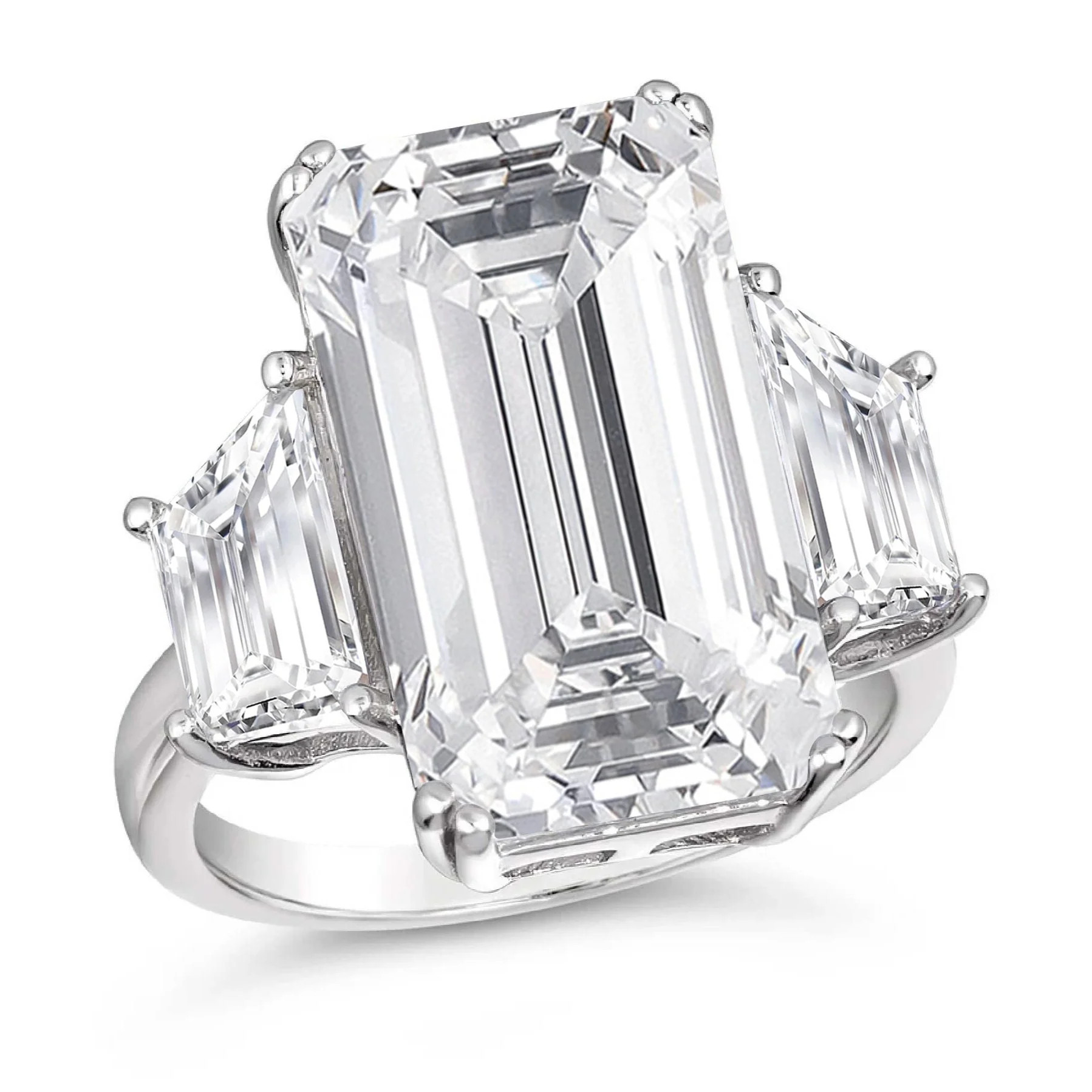 Anna Zuckerman Amelie 10 Carat Emerald Cut Ring | Anna Zuckerman