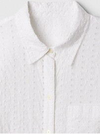 Eyelet Easy Shirt | Gap Factory