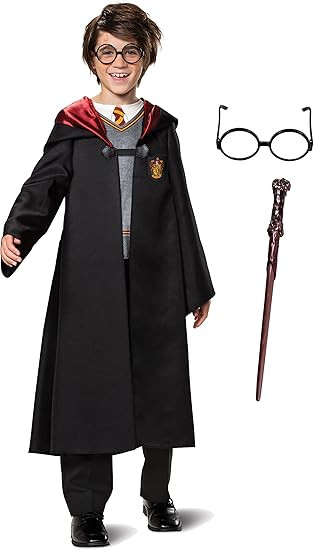 Harry Potter Costume Combo, Official Wizarding World Harry Potter Hooded Robe | Amazon (US)
