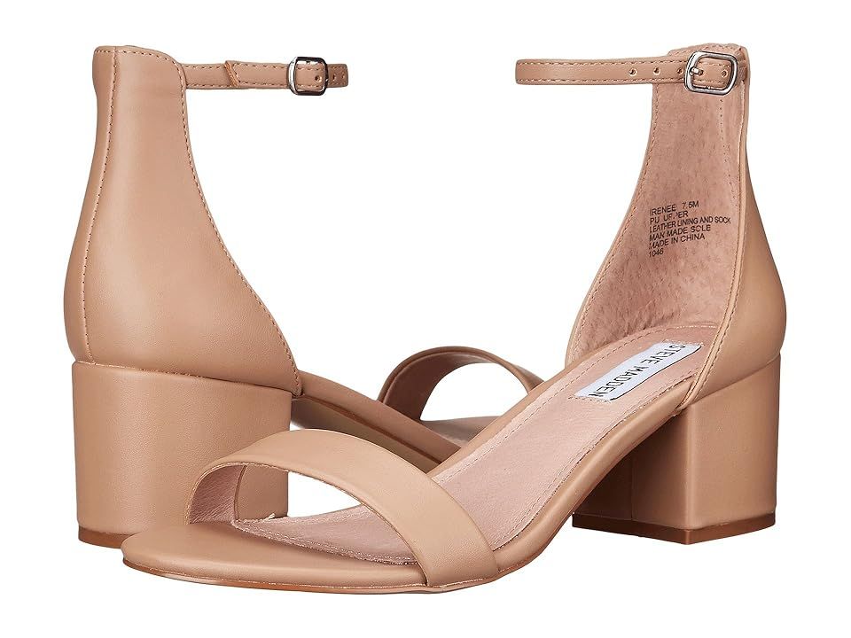 Steve Madden Irenee Sandal (Blush) Women's 1-2 inch heel Shoes | Zappos