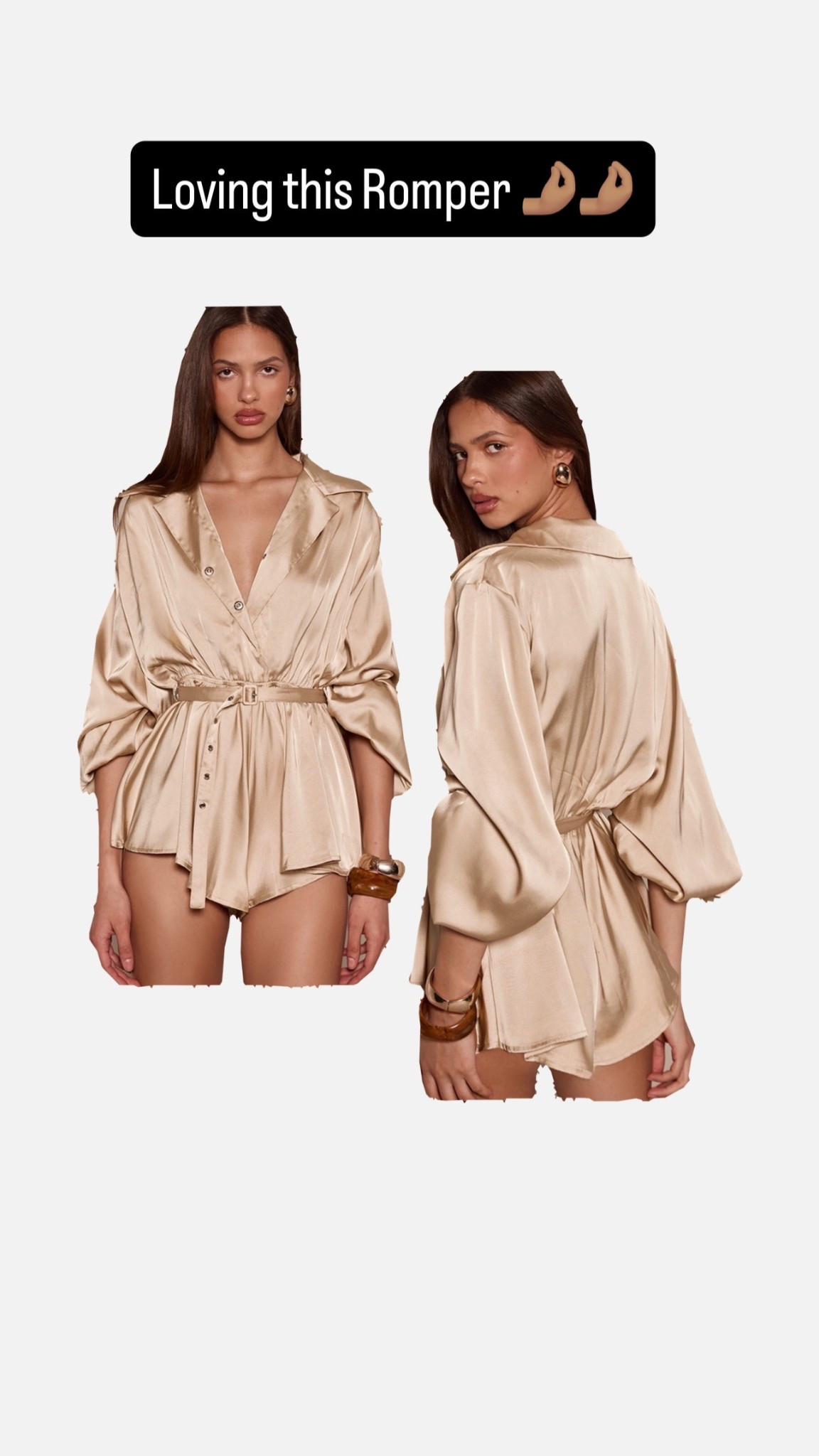 Loving the romper for Spring. Perfect for a sexy date night or Ladies night  

#LTKootd #LTKMidsize #LTKOver40