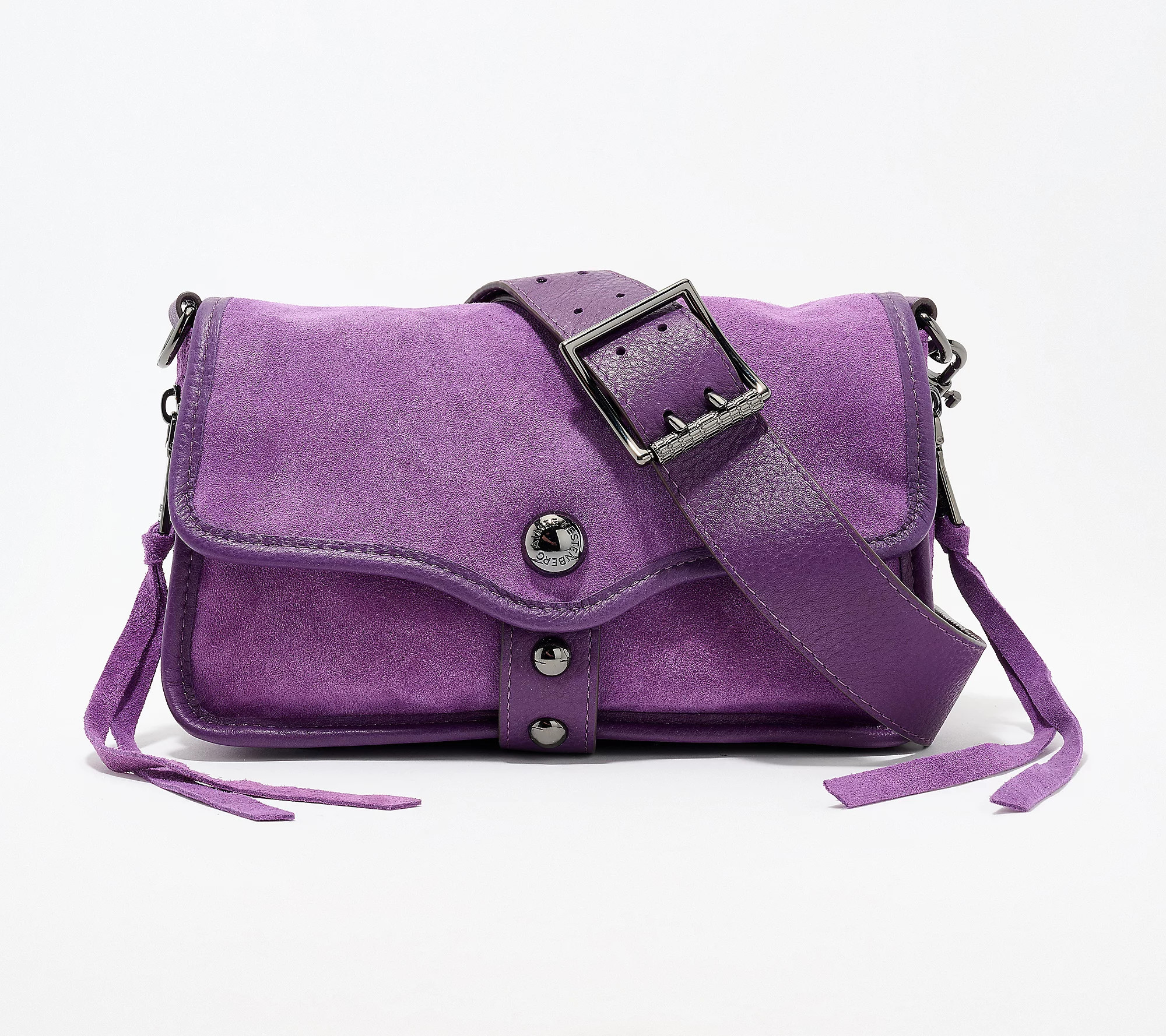 Aimee Kestenberg Great Escape Medium Leather Crossbody | QVC