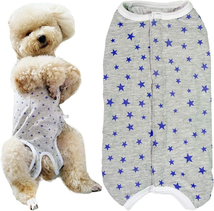 Dog’s Recovery Suit Post Surgery Shirt for Puppy, Wound Protective Clothes for Little Animals(G... | Amazon (US)
