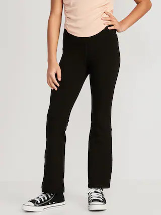 High-Waisted PowerChill Crossover Flared Leggings for Girls | Old Navy (US)