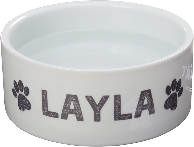 Personalization Universe Farmhouse Style Personalized Dog Food Bowl - Heavy Duty Ceramic, Dishwas... | Amazon (US)