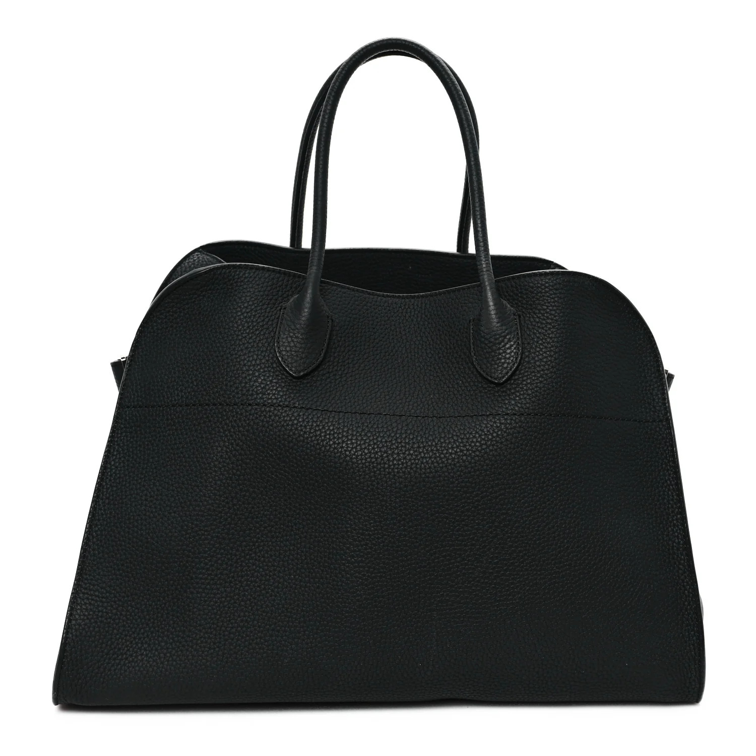 Matte Grained Calfskin Soft Margaux 15 Black | FASHIONPHILE (US)