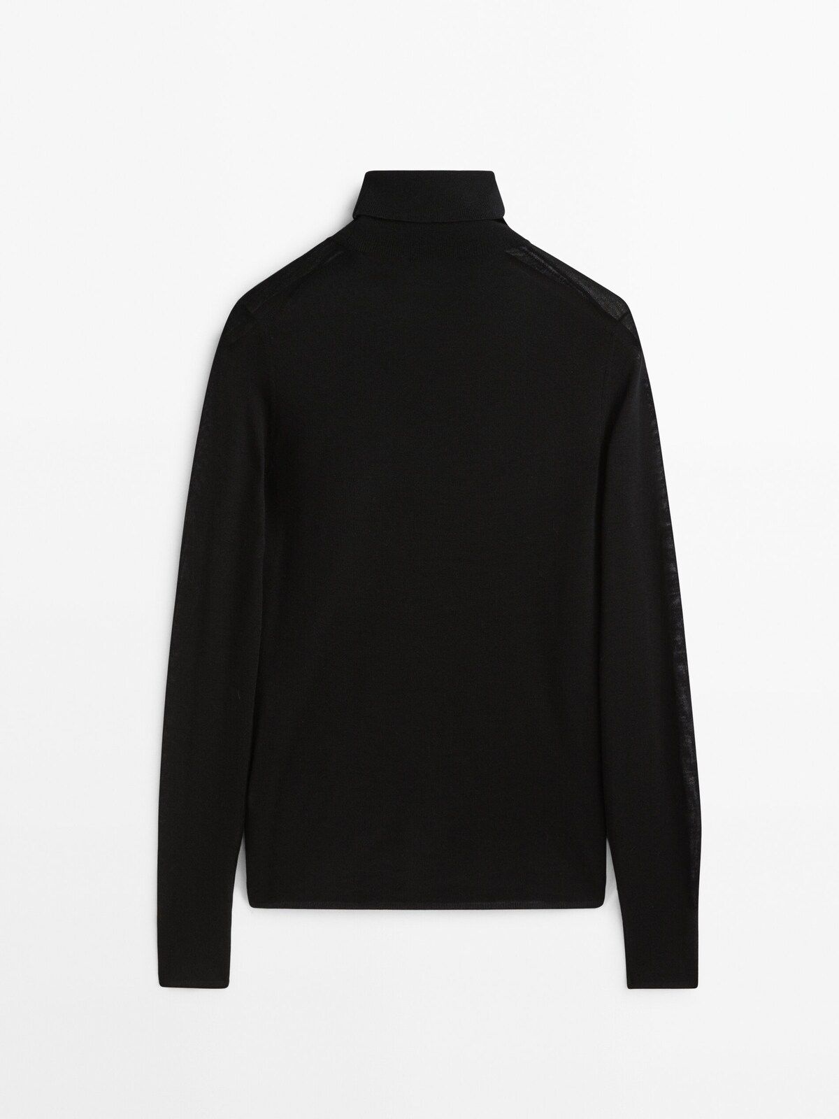 100% extra fine merino wool sweater | Massimo Dutti UK