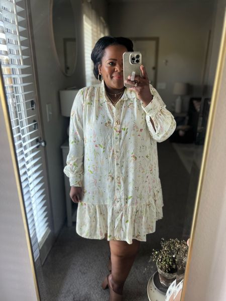 Wednesday workwear ootd from H&M. Wearing a size Large. Linking same print but different style below ⬇️ also linking my makeup too!

#LTKbeauty #LTKfindsunder50 #LTKworkwear