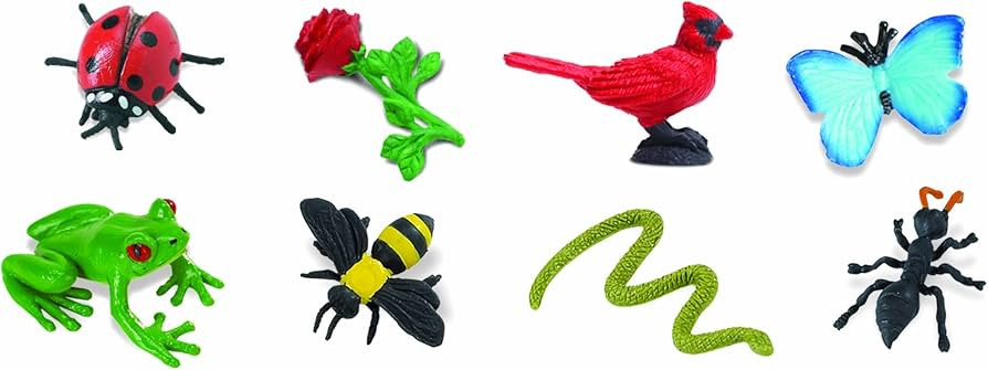 Amazon.com: Safari Ltd. Good Luck Minis Garden Fun Pack - Miniature Figurines of Ladybug, Rose, C... | Amazon (US)